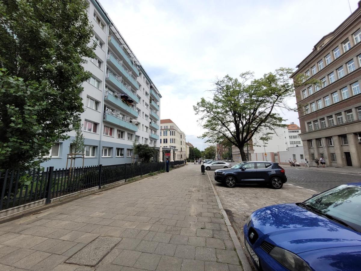 什切青Sloneczny Apartament Przy Filharmonii, Walach Chrobrego公寓 外观 照片